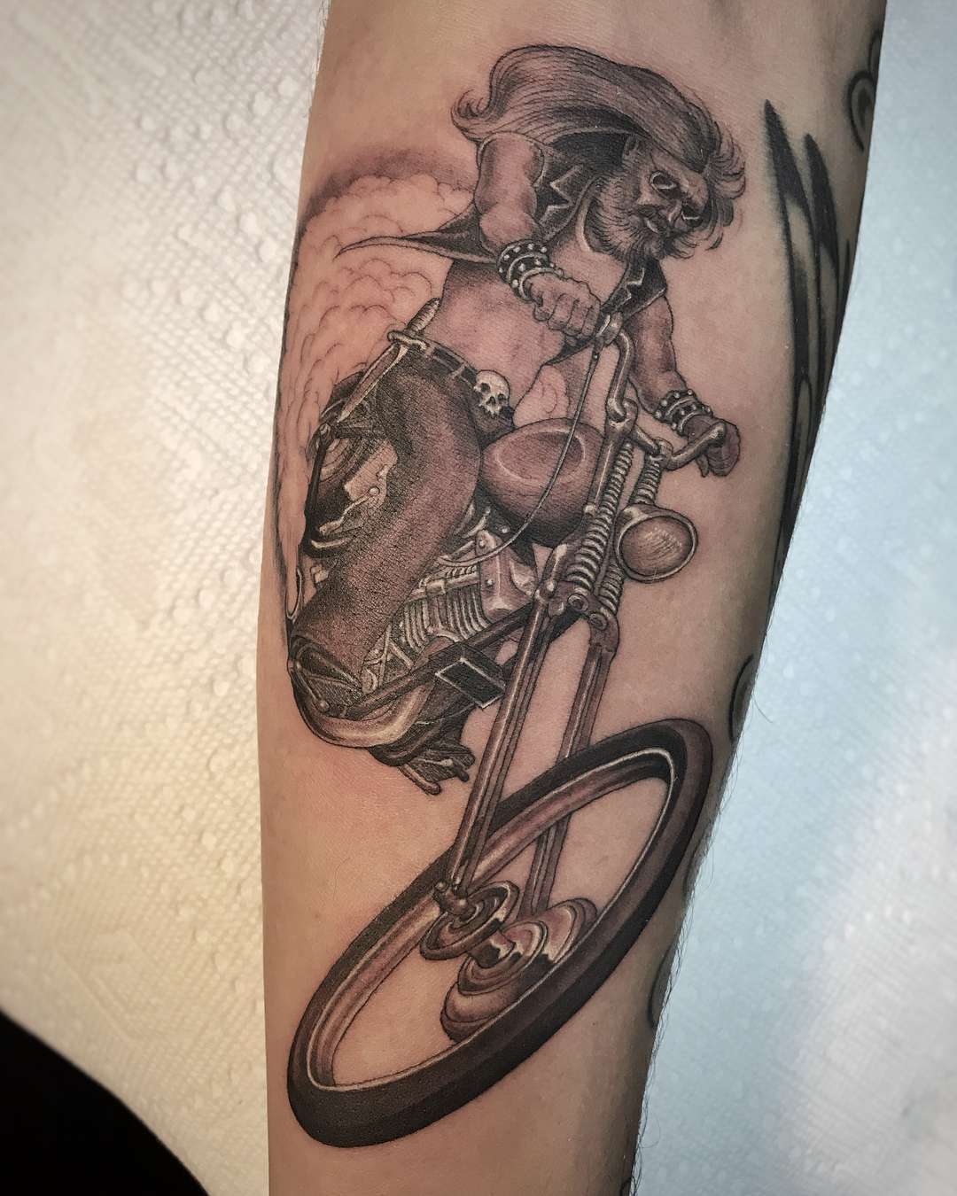 Tattoo artist Ben Grillo, authors style black&grey surrealistic realism tattoo | USA