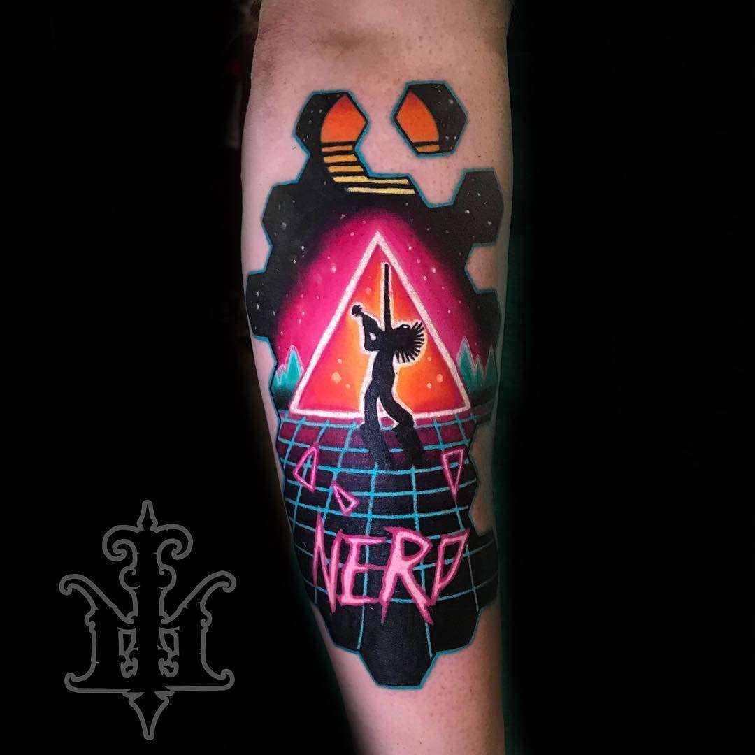 Tattoo artist Jon Leighton, color new school tattoo | USA