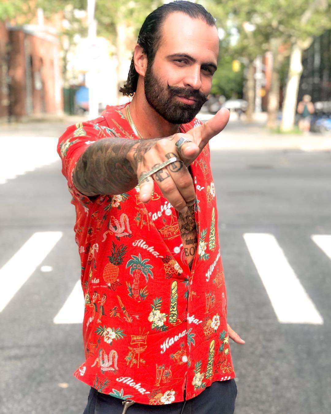 Modelo tatuado Brett David, foto alternativa de modelo, homem tatuado | USA