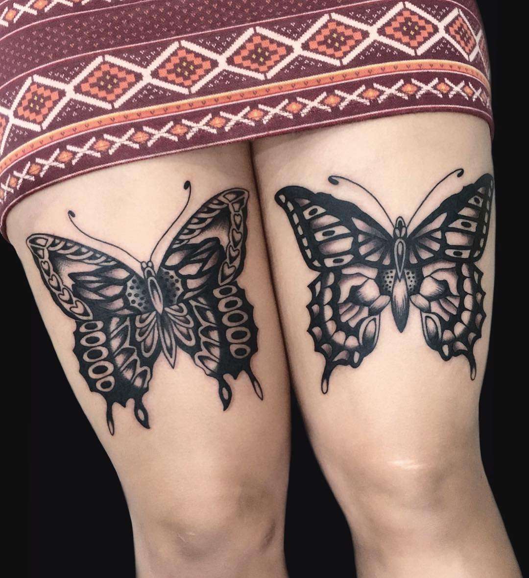 Tattoo artist Chingy Fringe, color old school , traditional tattoo | Australia