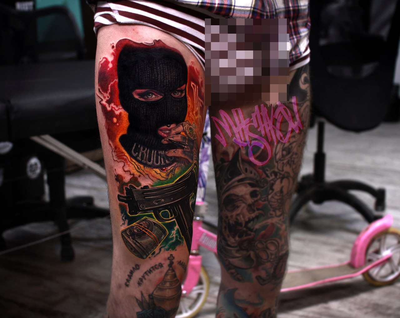 Tattoo artist Aleksey Mashkov, authors style color realistic tattoo | Russia, Moscow