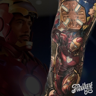 Male Color Realism tattoo on Shin #36898 | Tattoo Artist Andrey Indigo