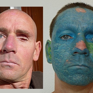 🔥 Hot photos, model's portfolio  #41092 Tattoo model Tuerto