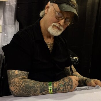 Tattoo artist Richie Montgomery 