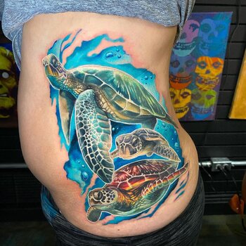 Tattoo artist Sean Gilbert