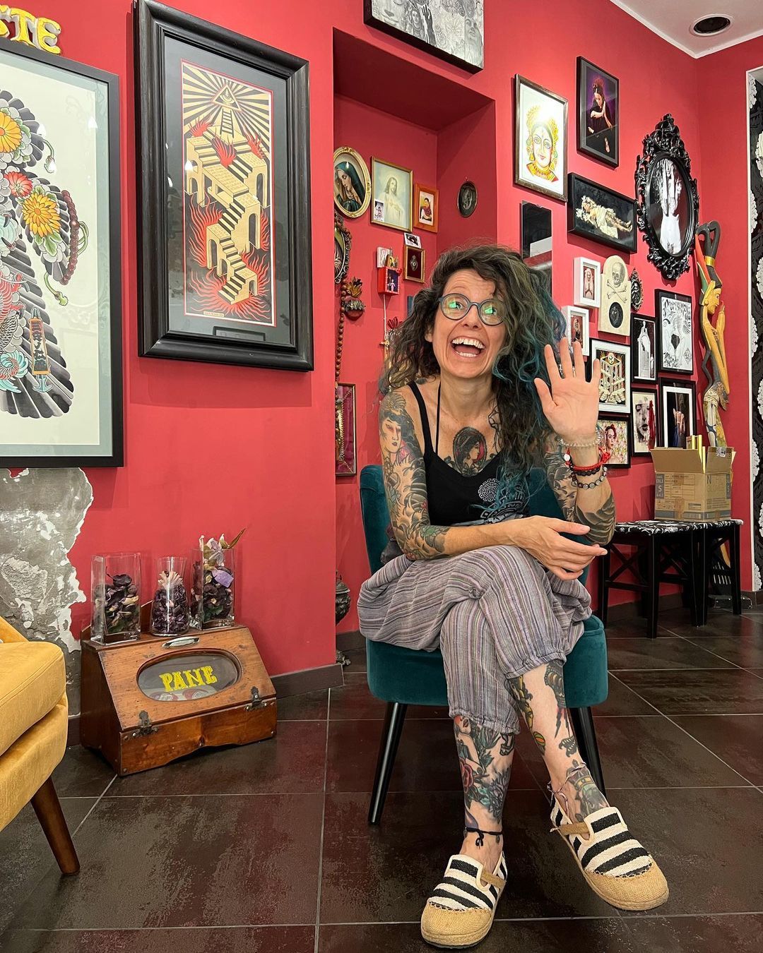 Tattoo artist Anita Rossi