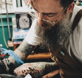 Tattoo artist Jason Thomas