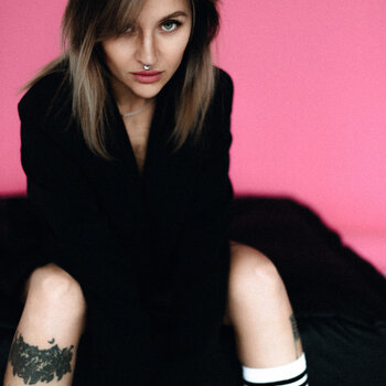 Tattoo artist Dariya Salmanova
