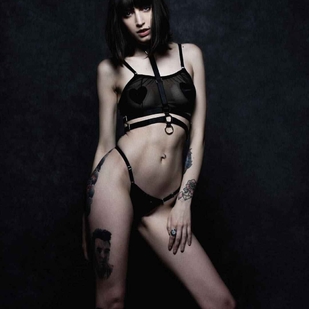 🔥 Hot photos, model's portfolio  #12613 Tattoo model Lauren Fernandez