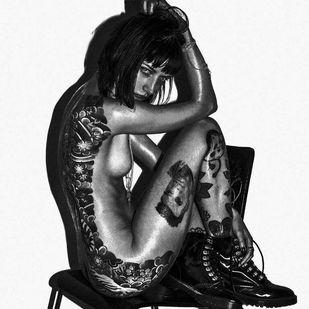 🔥 Hot photos, model's portfolio  #12604 Tattoo model Lauren Fernandez