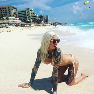 🔥 Hot photos, model's portfolio  #12600 Tattoo model Rachel Rampage