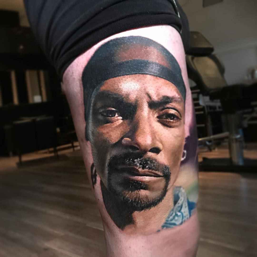 Тату мастер Luka Lajoie цветная фотореалистичная татуировка татуировка | Tattoo artist Luka Lajoie color photorealistic tattoo