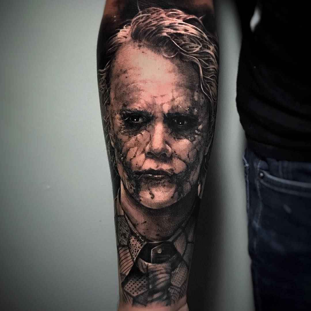 Тату мастер Hugo Fiest цветные и черно-белые реалистичные татуировки | Tattoo artist Hugo Fiest color black&grey realistic tattoo