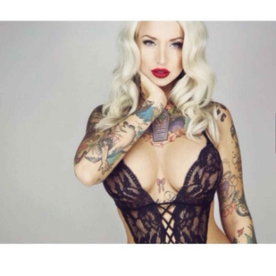 🔥 Hot photos, model's portfolio  #12593 Tattoo model Rachel Rampage