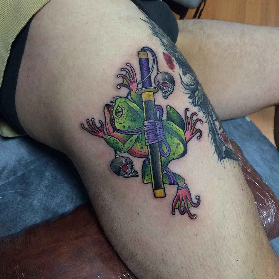 Тату мастер Никита NEL Наумов цветные нью-скул неотрадиционные татуировки | Tattoo artist Nikita NEL Naumov color new school neo traditional tattoo