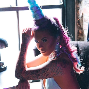 🔥 Hot photos, model's portfolio  #12672 Tattoo model Dannika Daisy