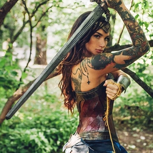 🔥 Hot photos, model's portfolio  #12627 Tattoo model Angelica Anderson