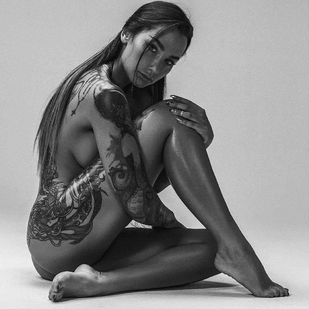 🔥 Hot photos, model's portfolio  #12625 Tattoo model Angelica Anderson