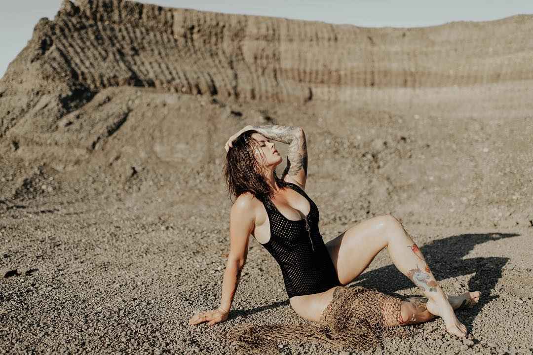 Female alternative tattoo model Ashley Michelle 