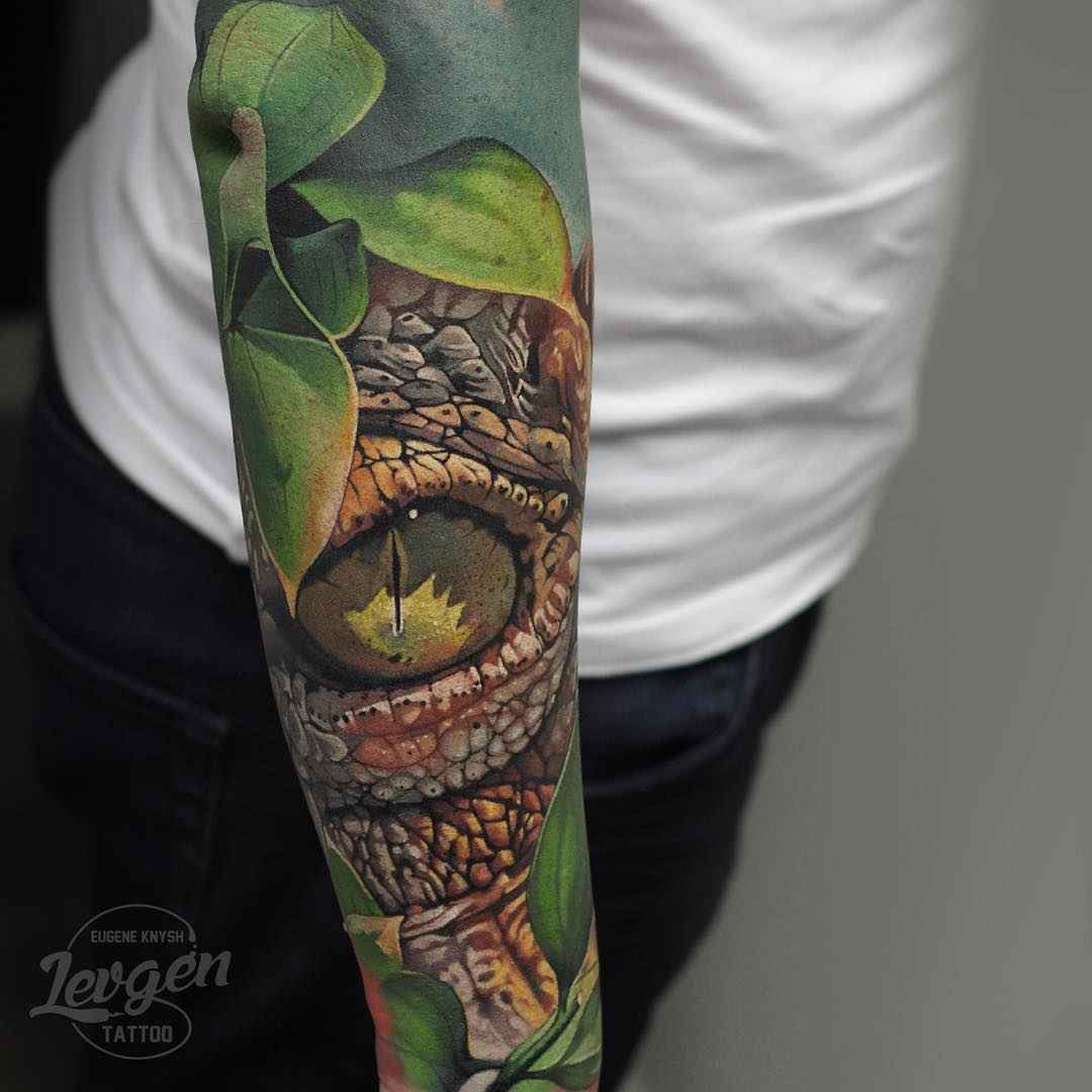 Тату мастер Евгений Кныш цветные реализм татуировки | Tattoo artist Evgeniy Knysh (Levgen) color realistic tattoo