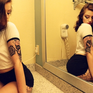 🔥 Hot photos, model's portfolio  #11935 Tattoo model Kate Boehm