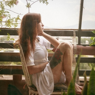 🔥 Hot photos, model's portfolio  #22896 Tattoo model Carmille