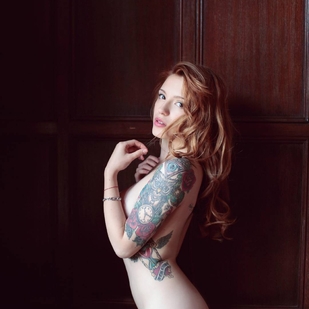 🔥 Hot photos, model's portfolio  #22895 Tattoo model Carmille