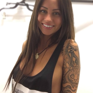 🔥 Hot photos, model's portfolio  #24170 Tattoo model Stéphaëlle Macias