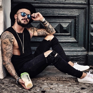 🔥 Hot photos, model's portfolio  #24134 Tattoo model Patrick Dos Santos Aveiro