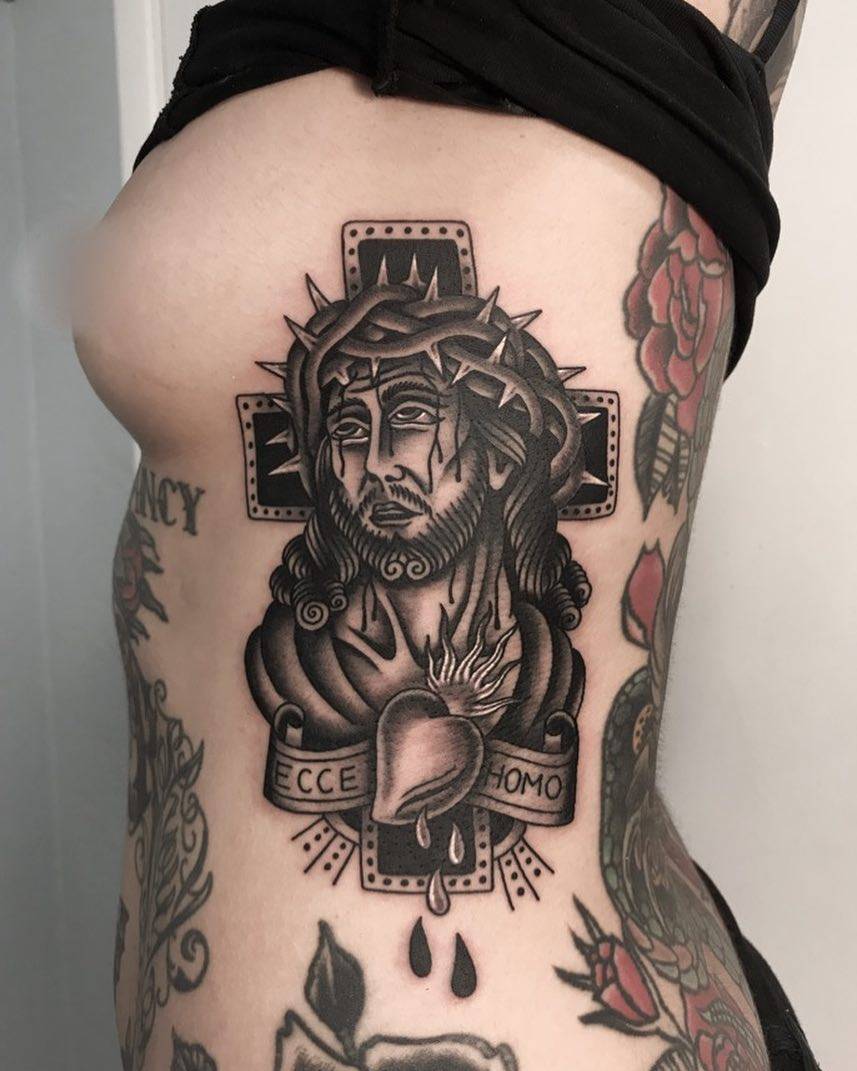 Tattoo艺术家Javier Betancourt，黑色复古传统纹身 | 美国