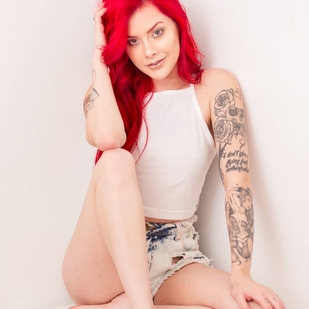 🔥 Hot photos, model's portfolio  #22958 Tattoo model Jéssica