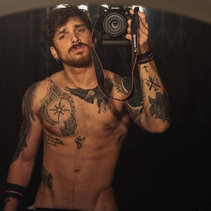 🔥 Hot photos, model's portfolio  #23992 Tattoo model Andrea Cerioli