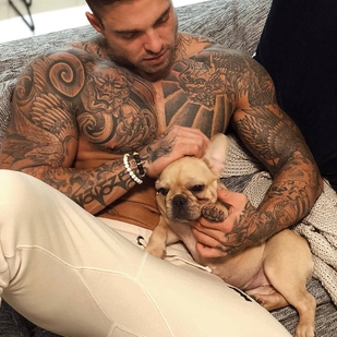 🔥 Hot photos, model's portfolio  #24120 Tattoo model DAVID HARRIS