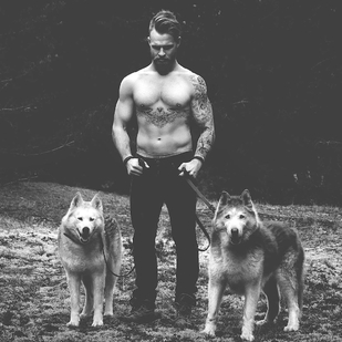 🔥 Hot photos, model's portfolio  #23794 Tattoo model Lennard Wickel