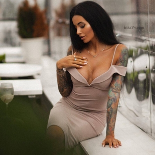 🔥 Hot photos, model's portfolio  #23946 Tattoo model Anna Saharova