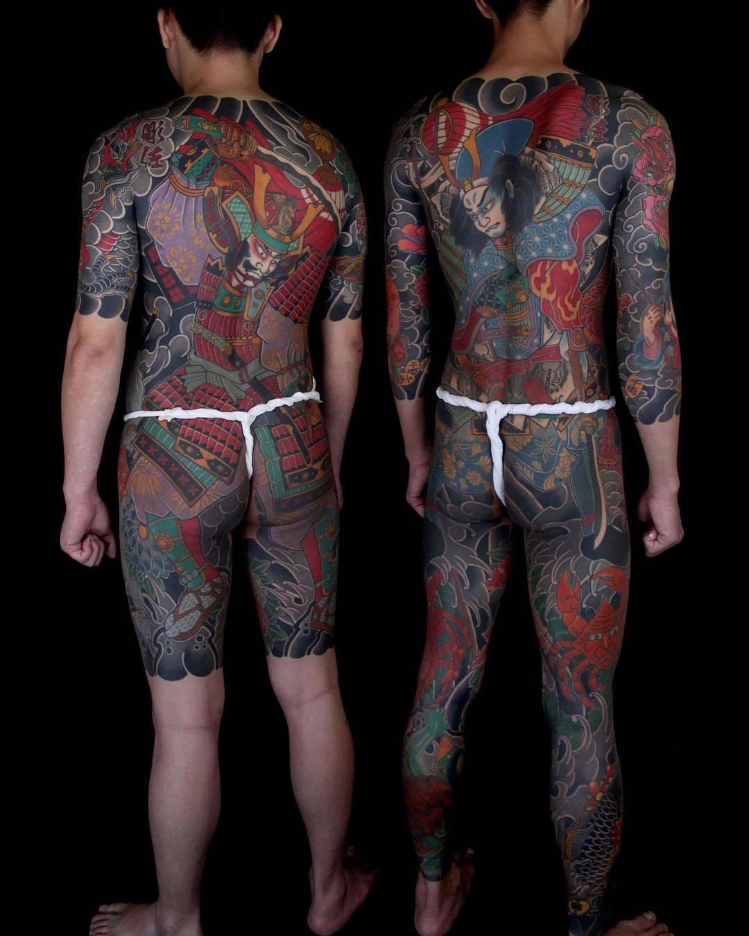 Tattoo artist Diao Zuo, color traditional oriental Japanese tattoo | Taiwan