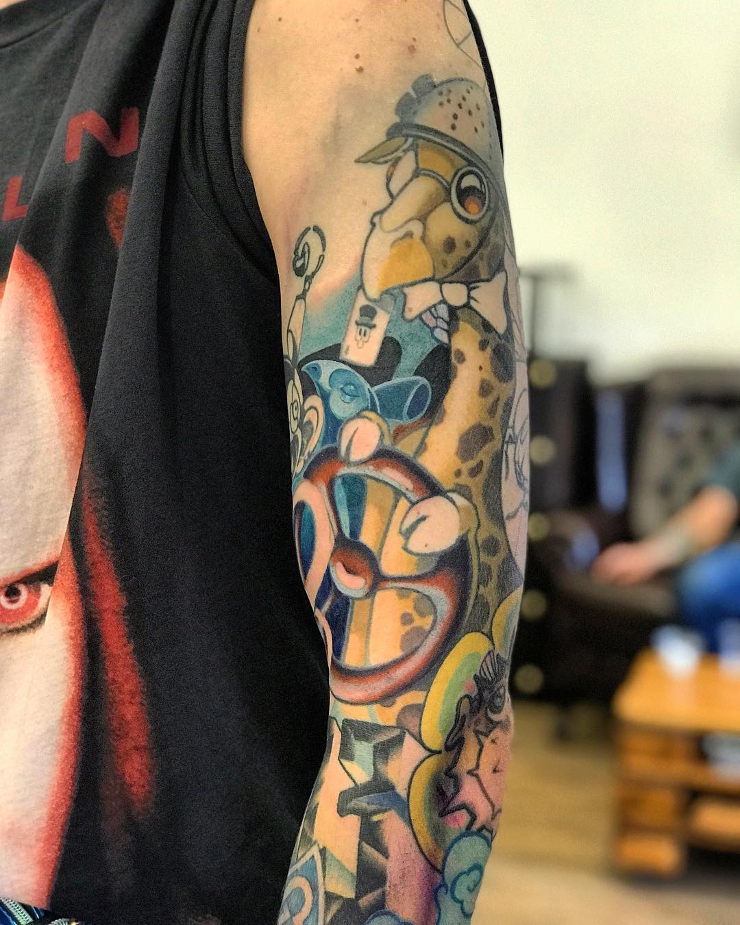 Tattoo Artist Dima Inmirrioi, color authors style new school tattoo, realism | Russia