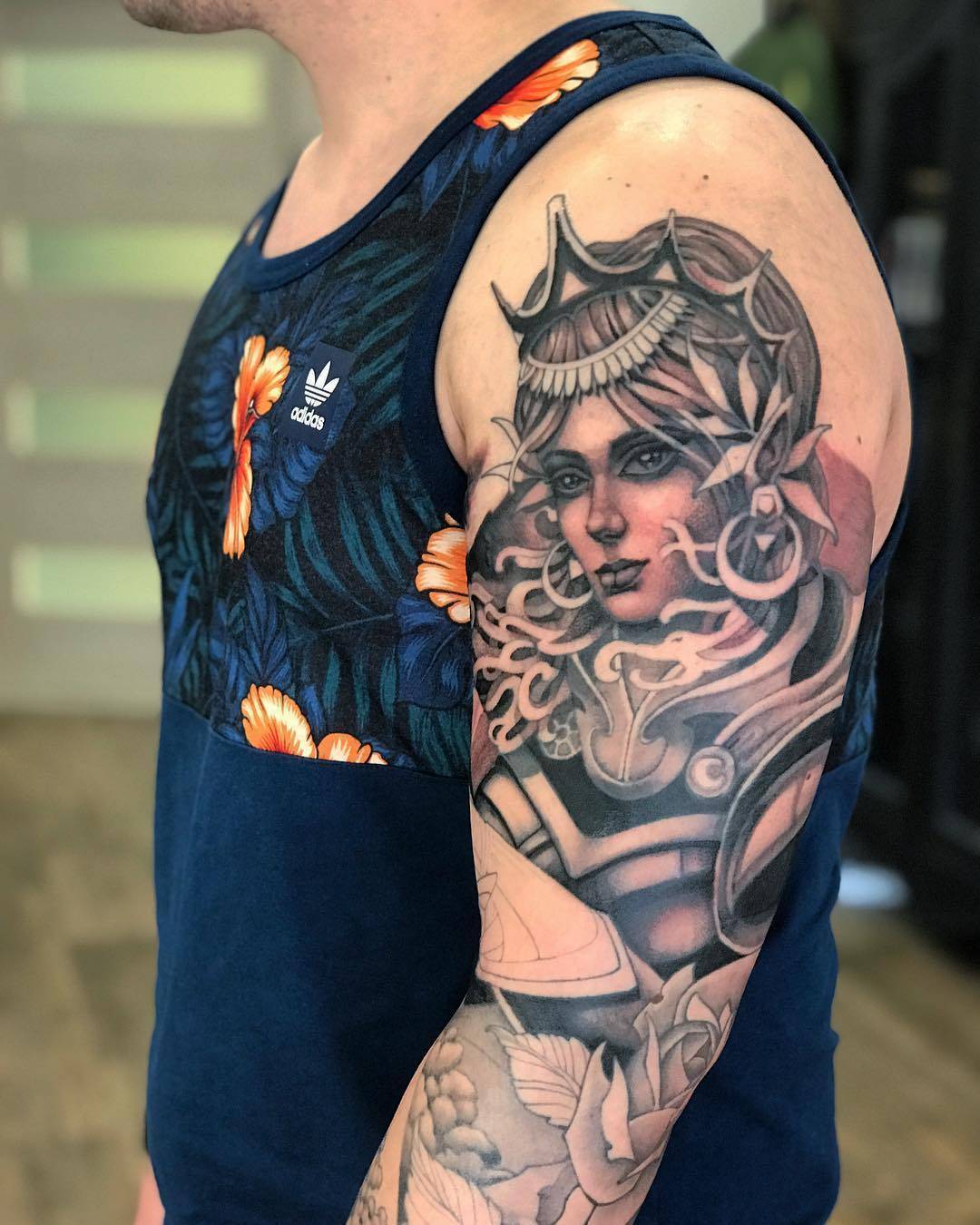 Tattoo Artist Dima Inmirrioi, color authors style new school tattoo, realism | Russia