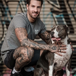 🔥 Hot photos, model's portfolio  #23863 Tattoo model ANDY WRAY