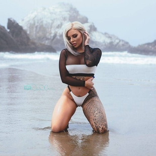 🔥 Hot photos, model's portfolio  #23617 Tattoo model Ellie Rayne