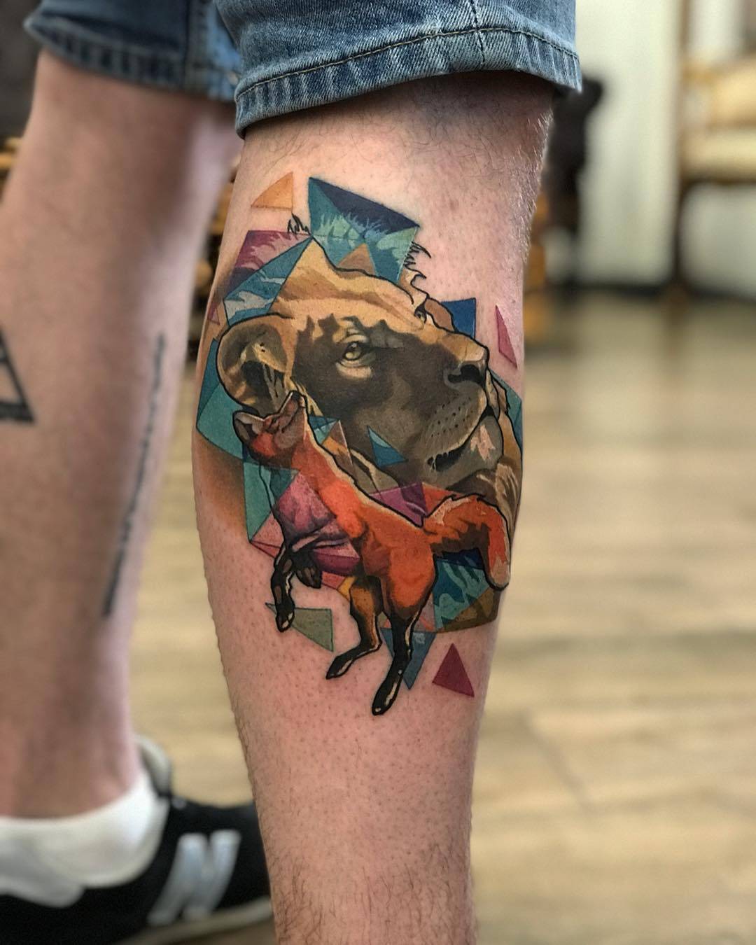 Tattoo Artist Dima Inmirrioi, color authors style new school tattoo, realism | Russia