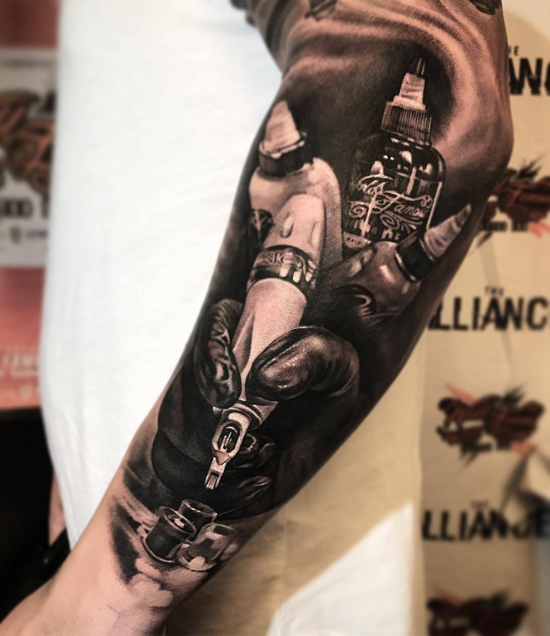 Tattoo artist Zhang Po, color and black&grey portrait tattoo realism | USA