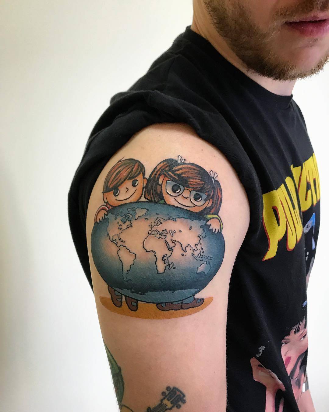 Tattoo Artist Dima Inmirrioi, color authors style new school tattoo, realism | Russia