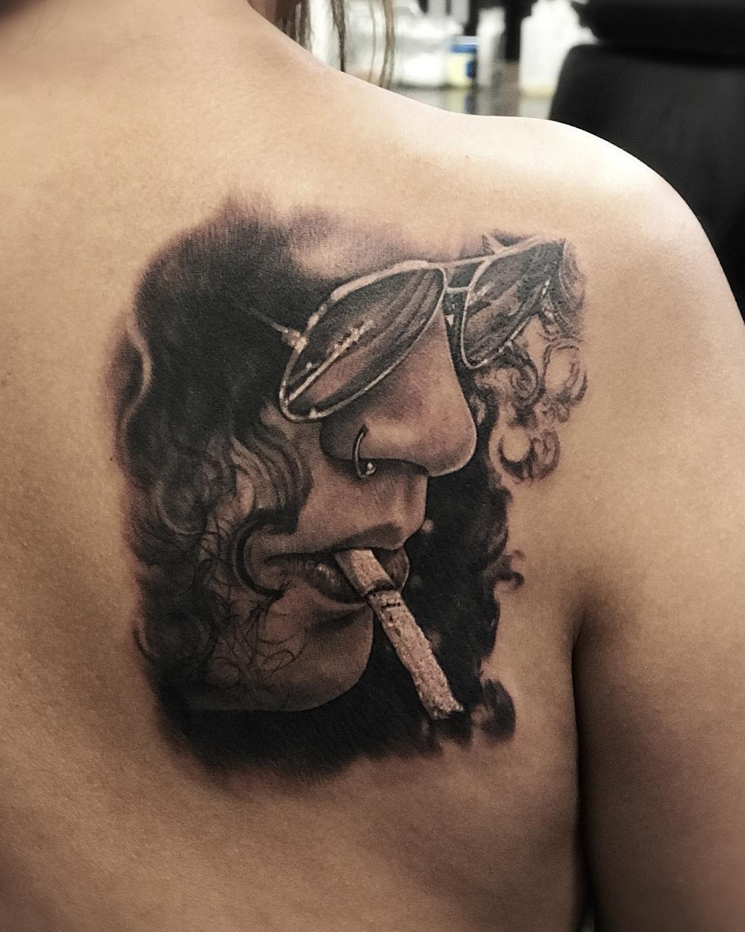 Tattoo artist Zhang Po, color and black&grey portrait tattoo realism | USA