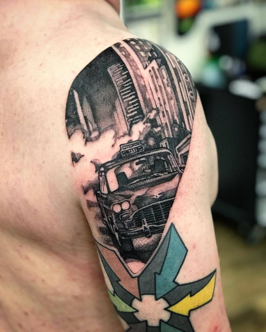 Tattoo Artist Dima Inmirrioi, color authors style new school tattoo, realism | Russia