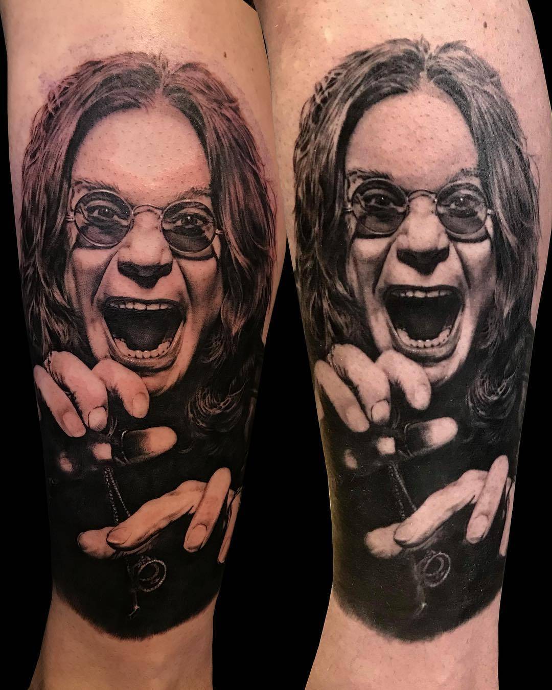 Tattoo artist Zhang Po, color and black&grey portrait tattoo realism | USA