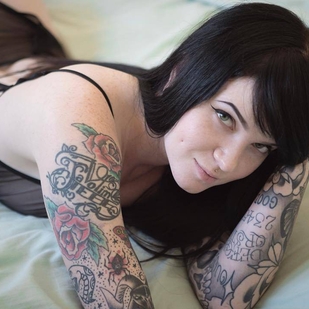 🔥 Hot photos, model's portfolio  #23177 Tattoo model Brittany Jeanne