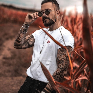 🔥 Hot photos, model's portfolio  #24143 Tattoo model Patrick Dos Santos Aveiro