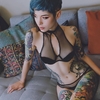 Tattoo model Claire West
