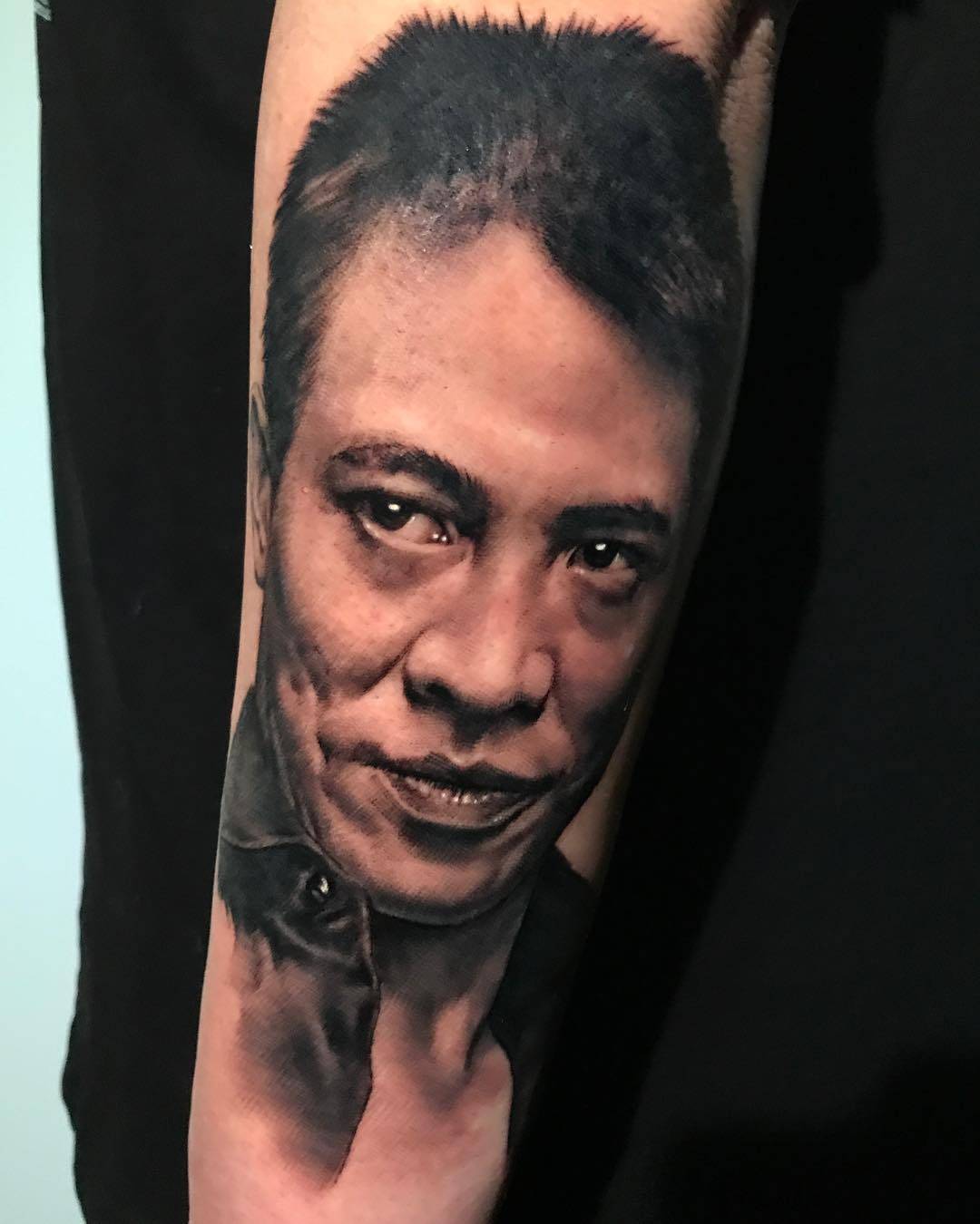 Tattoo artist Zhang Po, color and black&grey portrait tattoo realism | USA